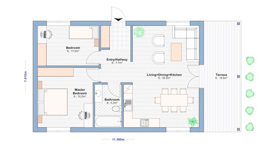 Luxe Homes 360 - Autopromocion Casas Prefabricadas Línea Smart - casa prefabricada estructura madera 84 5